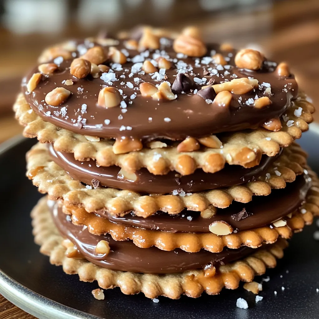 Caramel Peanut Ritz Cracker Treats