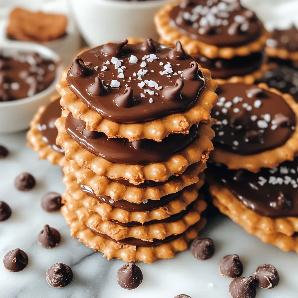 Chocolate Peanut Ritz Cracker Treats