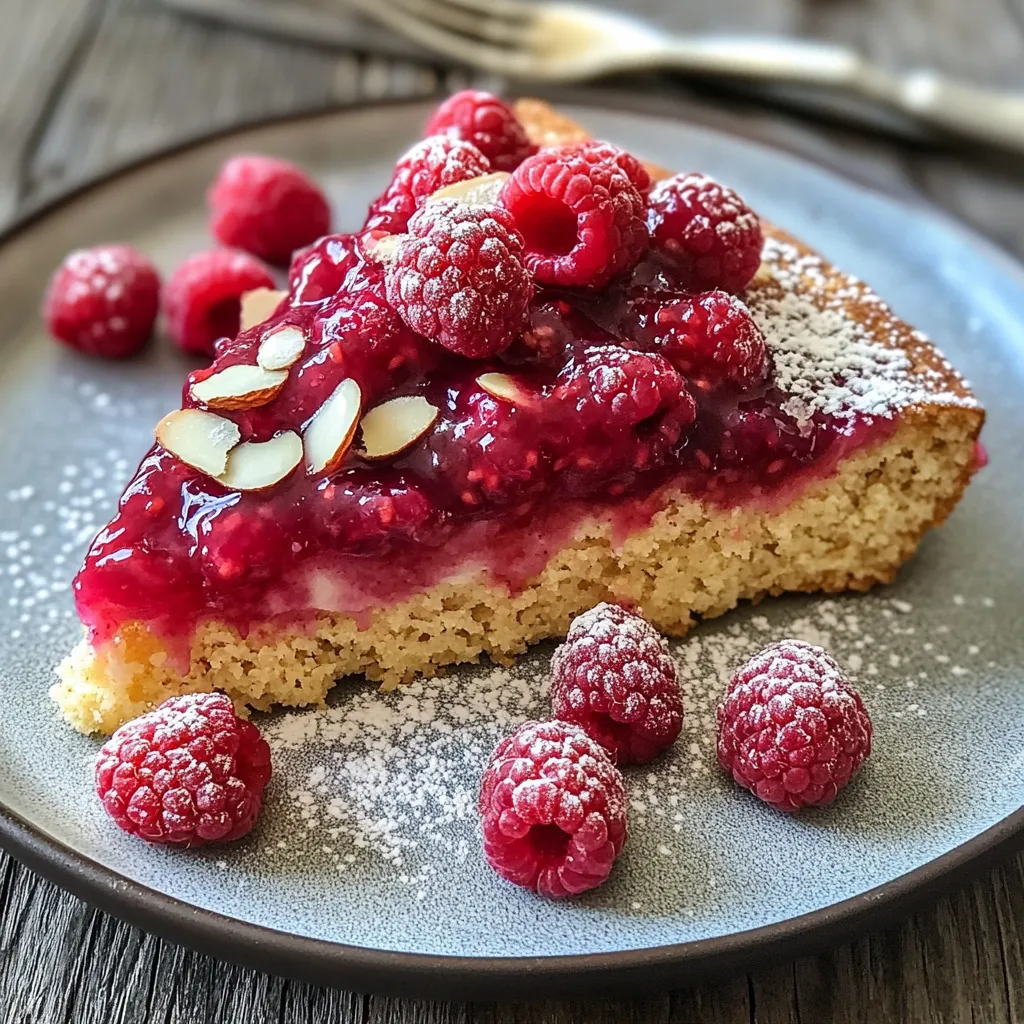 Flourless Almond Cake with Raspberry Sauce: A Deliciously Nutty Delight