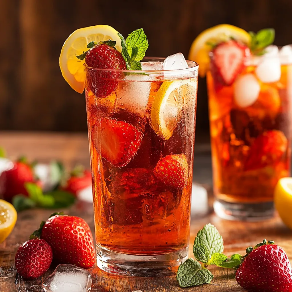 Refreshing Strawberry Iced Tea Recipe: A Cool and Fruity Treat