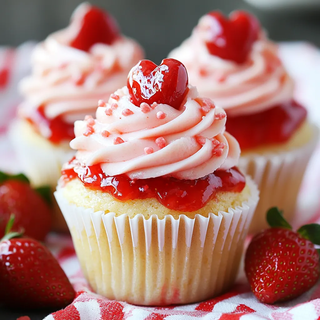 Strawberry Pie Cupcakes