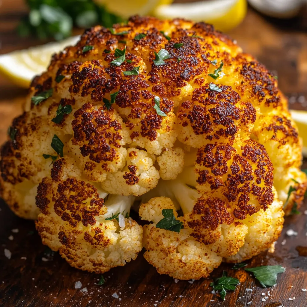 Whole Roasted Cauliflower